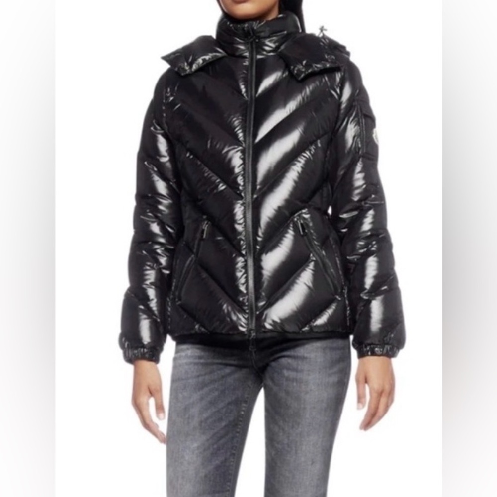 Moncler Glossy Black Puffer Coat NEW WITH TAGS